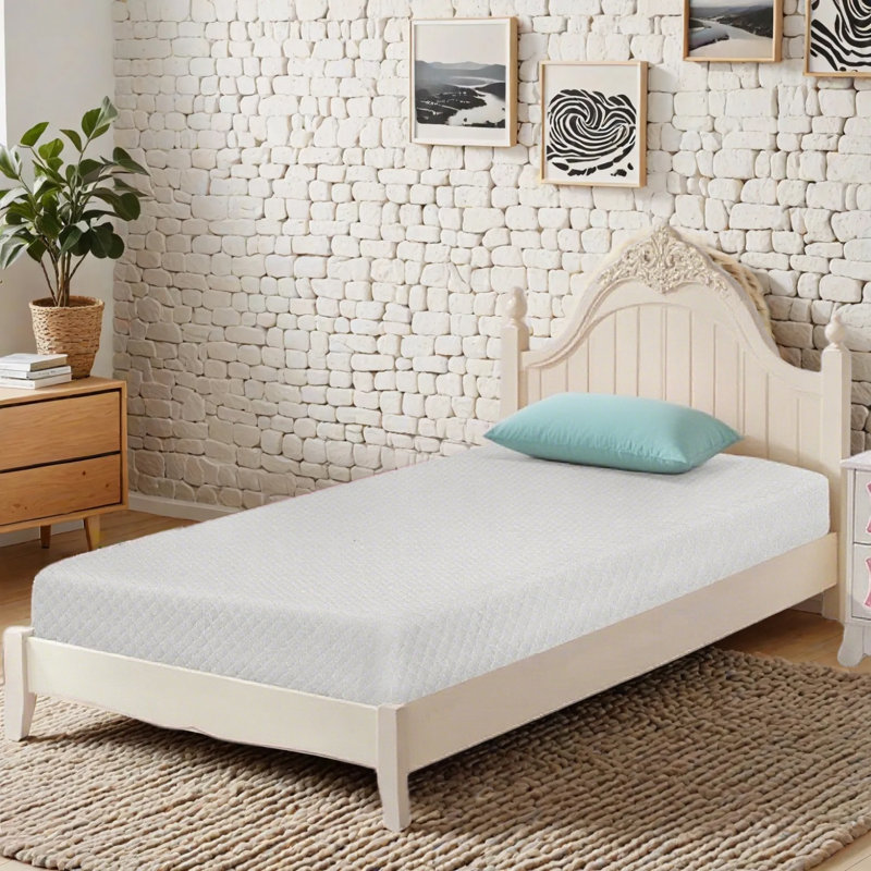8 Inch Gel Memory Foam Mattress, Medium Firm Mattress in a Box, Pressure Relief & Cool Sleep, Supportive Foam Bed Mattress