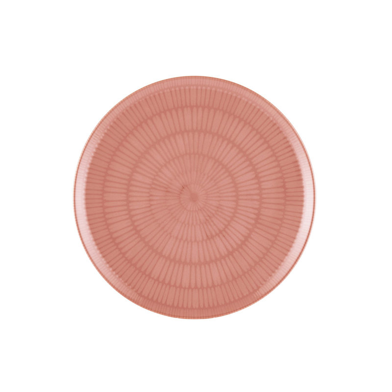 Elegant Salmon Ceramic Service Plate, 11.8 x 11.8 x 0.4 Inches | 100% Durable Ceramic, Perfect for Entertaining & Everyday Use | Stylish Design Enhances Table Settings, Ideal for Home & Restaurant