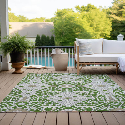 Malek Floral Indoor / Outdoor Rug