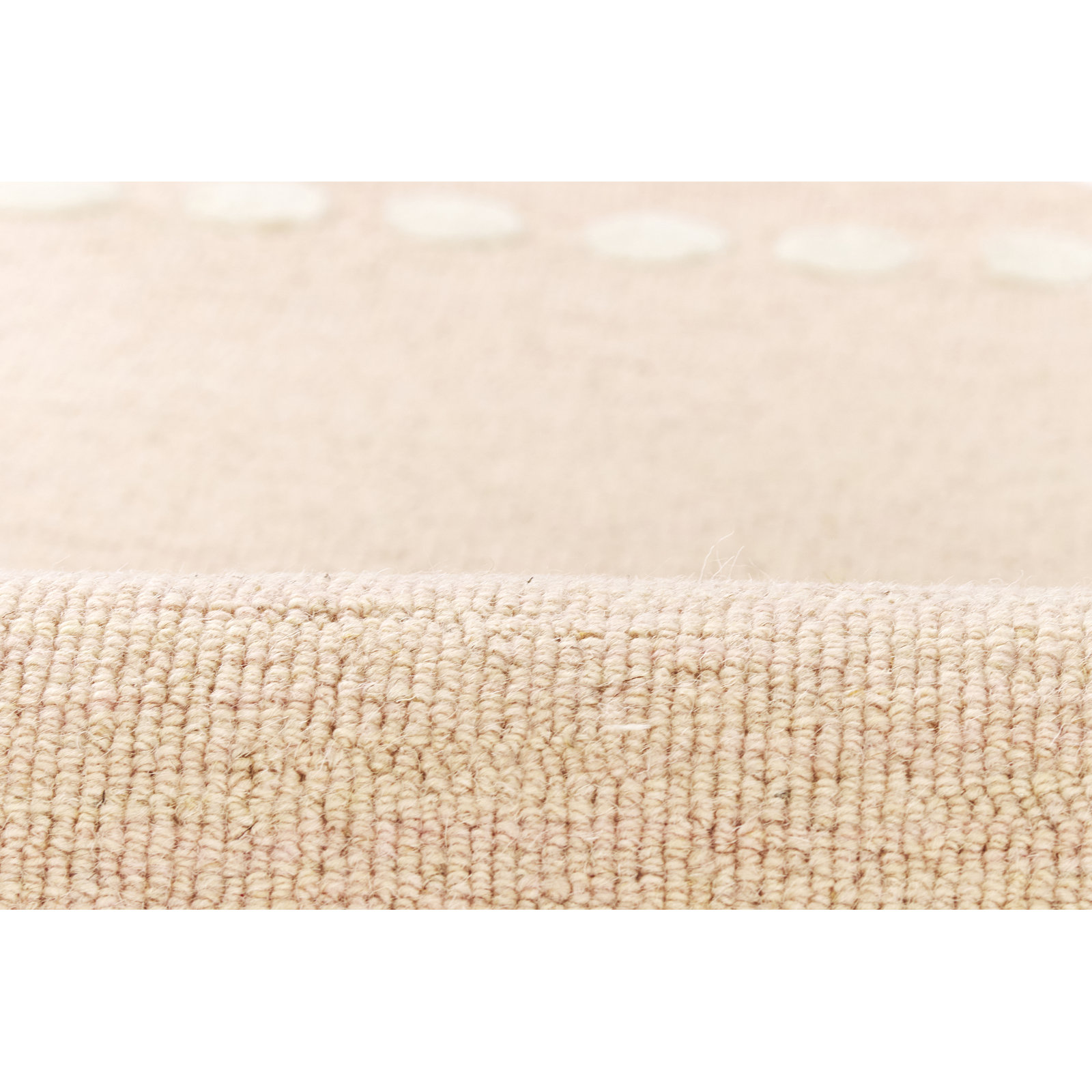 Lola Pink Hand-Tufted Wool Rug, Rectangle 7'10" x 9'10"