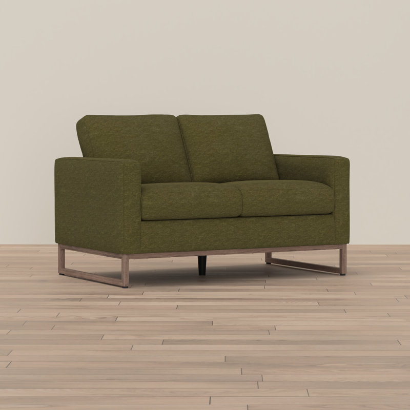 Causeuse 56,25 po, Vert olive
