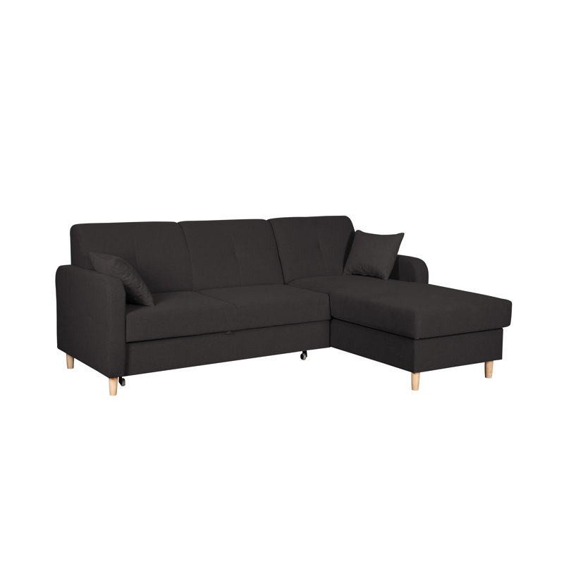 4 Seater Sofa Bed, Right Hand Facing, Anthracite