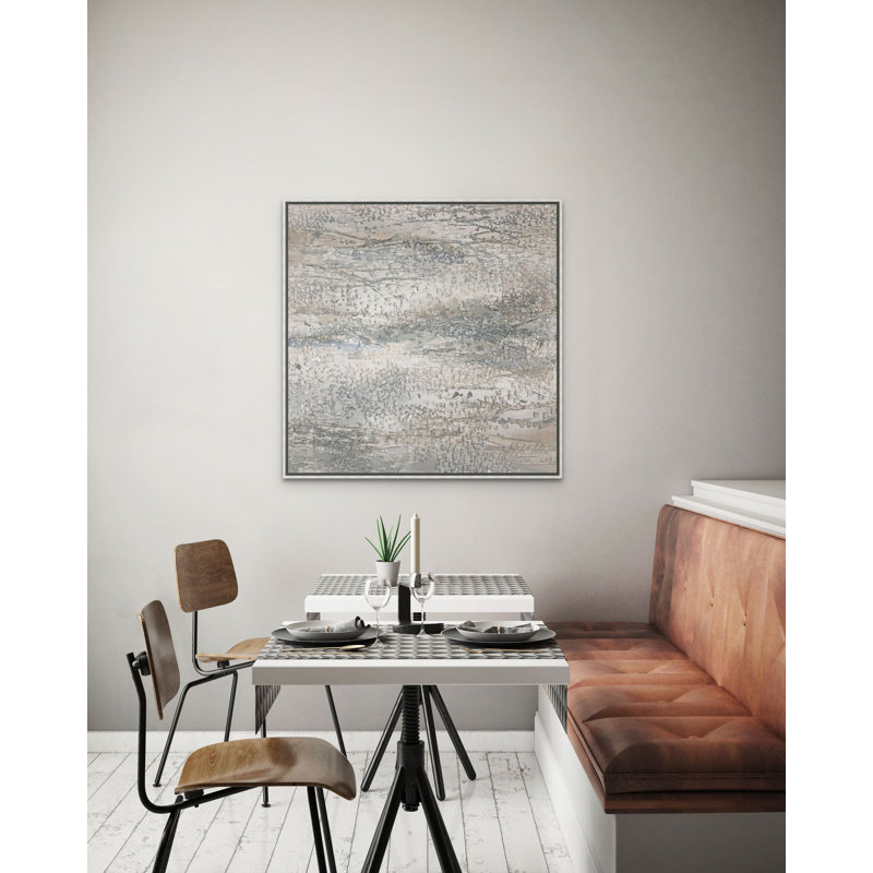 Platinum Wave 2 Print by Art House Studios, 30" H x 30" W x 3" D