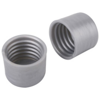 Closet Pole End Caps 2/pk - Platinum