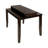 Cherry Finish Dining Set 7Pc Counter Height Table With Extension Leaf And 6X Wood Frame Counter Height Chairs Transitional Style Furniture-1868449311