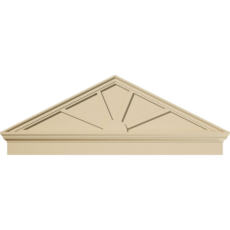 Fronton en uréthane Signature, 56 po x 20,875 po x 2,75 po, Combinaison, 4 rayons
