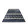 Tapis rayé bleu marine