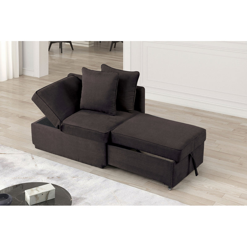 Chaise convertible pour salon, Gris
