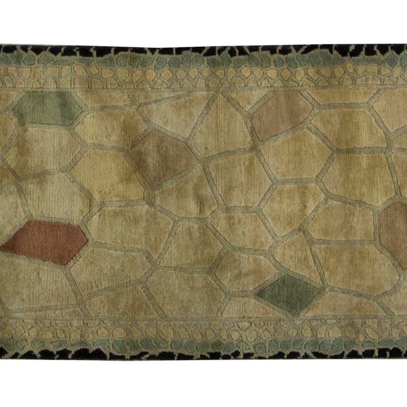 Indo One-of-a-Kind Runner 3' X 9' Hand Knotted Area Rug