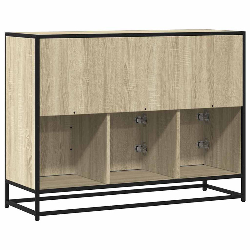 Sideboard 100X35x76 Cm Engineered Wood, Sonoma Oak