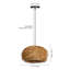 Luminaire suspendu unique en rotin pour le salon-730410685