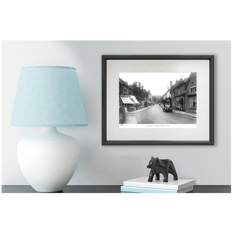 Bramley, High Street 1929 by Francis Frith - Single Picture Frame Print, 40cm H x 50cm W x 2.3cm D