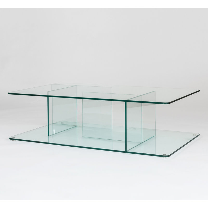 Lucent Glass Coffee Table, Clear