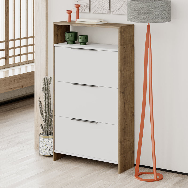 Shoe Storage Cabinet, Brown
