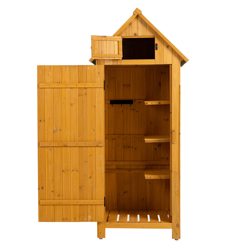 Spacieuse remise de jardin en bois, rangement extérieur de style rustique
