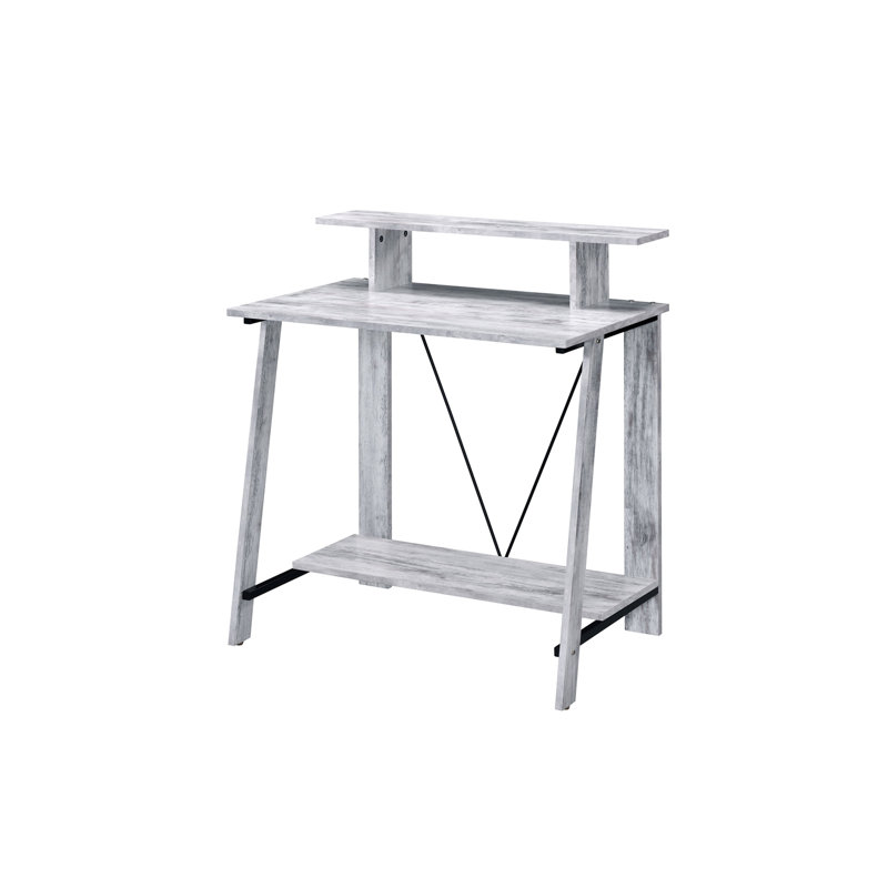 Home Office Desk Wood Desk Writing Desk Modern Desk Work Desk Standing Desk, Antique White