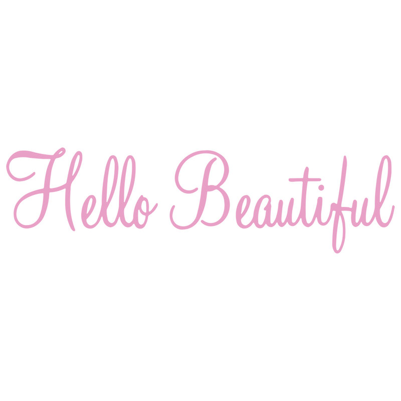 Adhésif décoratif Croswell Hello Beautiful, H 10,5 po x l 40 po x P 0,01 po, Rose
