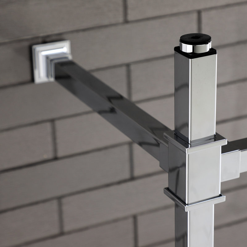 Kingston Brass Fauceture Stainless Steel Console Sink Legs, Polished Chrome