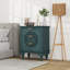 Commode à 3 tiroirs creux avec poignées en métal pour le salon et la chambre à coucher