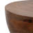 Odera Wood End Table, Round Side Table with Tapered Base, Brown Accent Table, For Home, Office, Bedroom, or Living Room, 24"