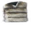 Alaskan Hawk Fur Animal Print Throw Blanket