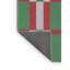Tapis vert/rouge à motifs-318834500