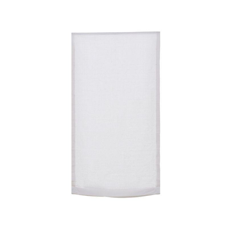 Room Darkening Roman Shade, White, 27"W x 64"L