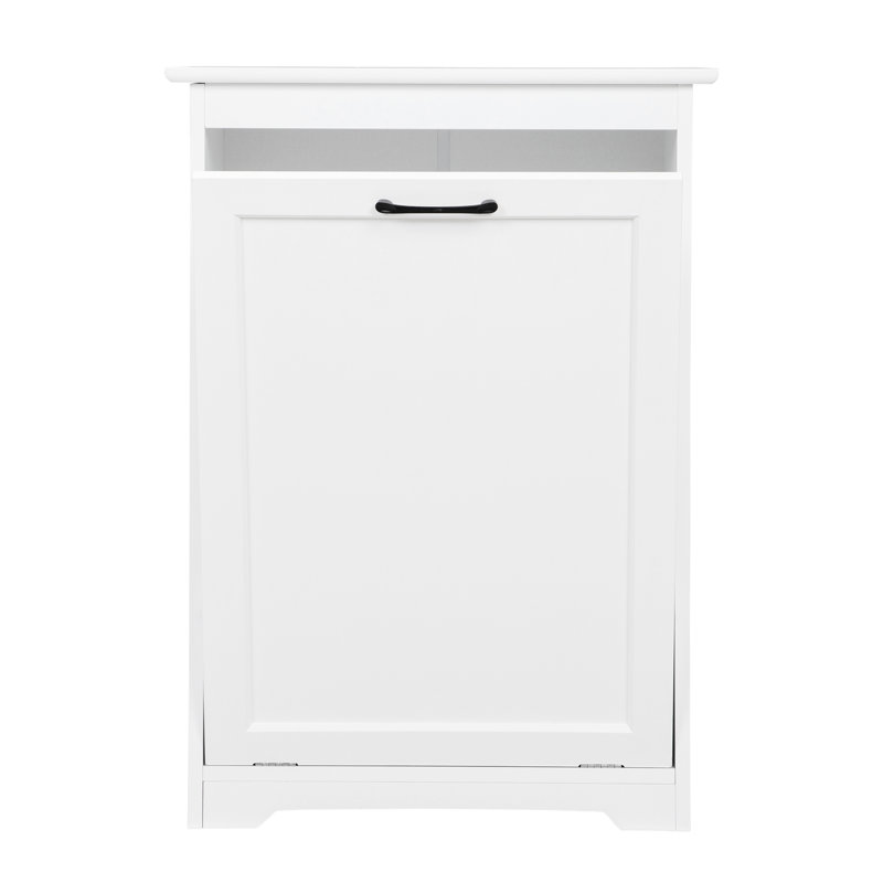 13 gallons, armoire à poubelle, 3 angles inclinés réglables, porte-poubelle multi-usage, cuisine blanche, balcon