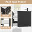  Meuble-lavabo mural 24 po avec lavabo et robinet en céramique, armoire flottante avec 2 tiroirs à fermeture en douceur-406035713-406035716