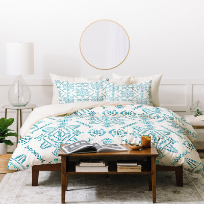 Eclectic Geometric Shapes Duvet Cover