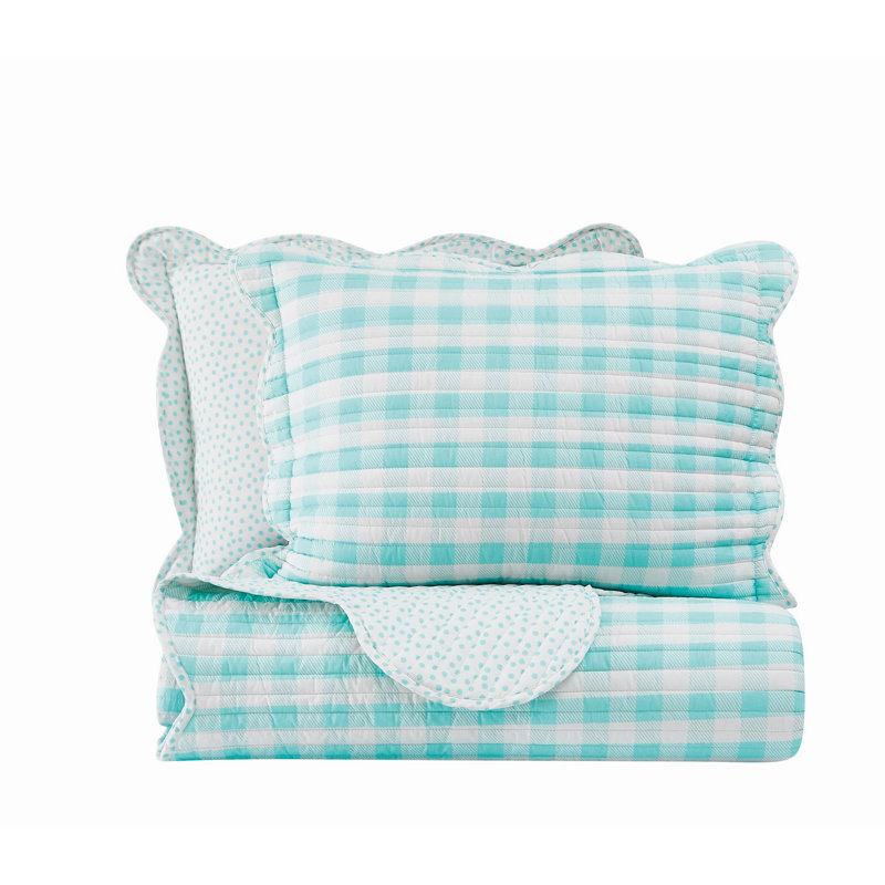 Scout Barnaby Checkham Quilt Set, Queen Quilt + 2 Pillow Shams