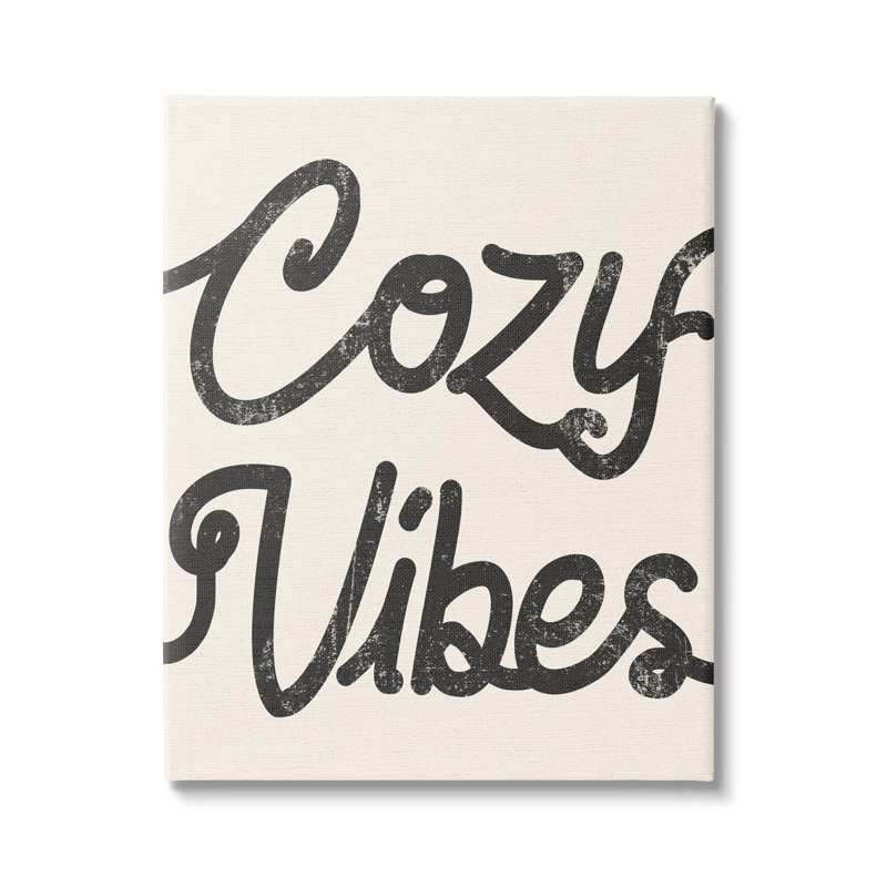 Cadre texturé Cozy Vibes, Toile tendue, L 36 po x H 48 po