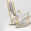 Chaise berçante moderne et élégante