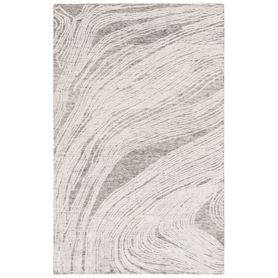Tapis en laine touffeté à la main Bipin