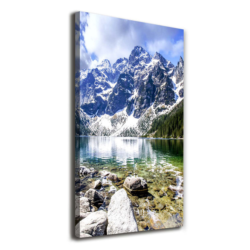 Sea Eye Of The Tatra Mountains - Wrapped Canvas Print
