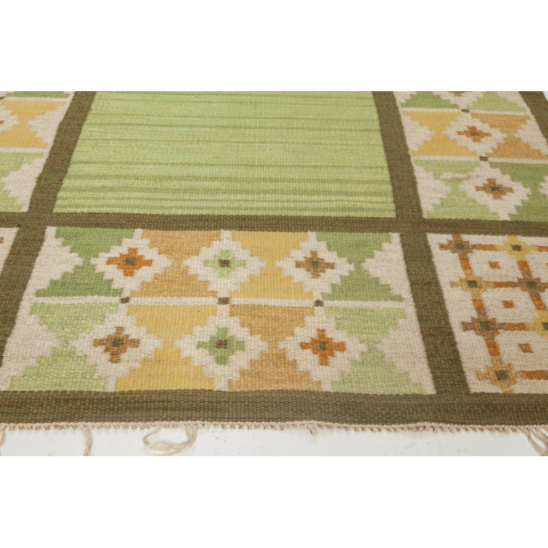 Vintage One-of-a-Kind Rectangle 5'4" X 8'2" Area Rug