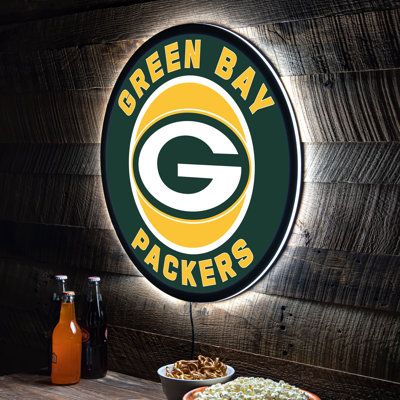 NFL LED Round Lighted Wall Sign