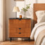 Buffet moderne noir + fritté brun + bois manufacturé + buffet en fer-528407406