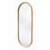 Quebec Solid Oak Oval Full Length Mirror