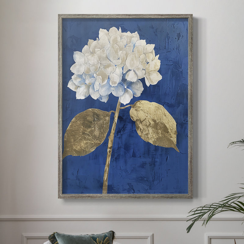 «FLORAL Series Lxxix», reproduction encadrée - bois massif, H 21 po x l 17 po