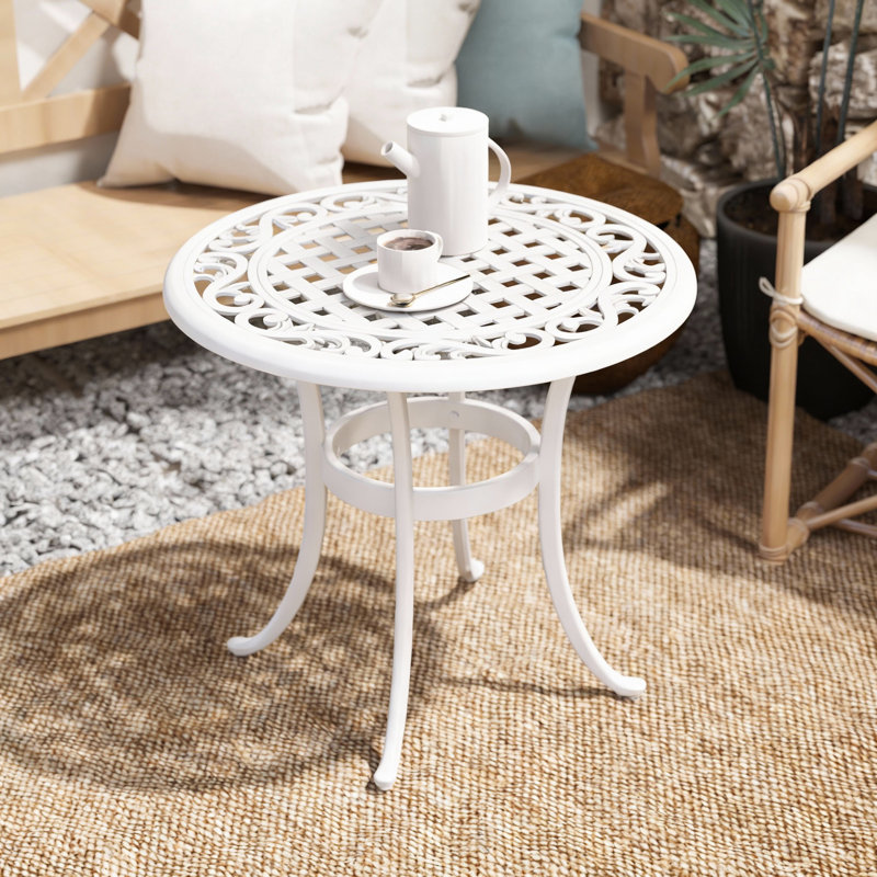 Round Outdoor Side Table , 60cm cm W 60cm cm D