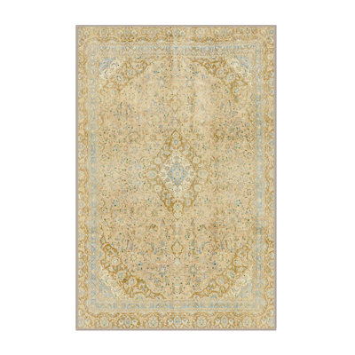 Tapis décoratif multicolore à motif abstrait