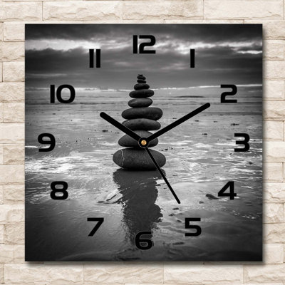Glass Wall Clock