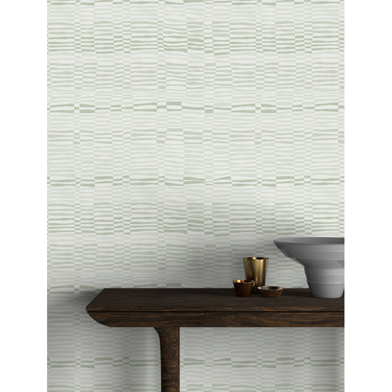 Deco Moiré Pattern, Green