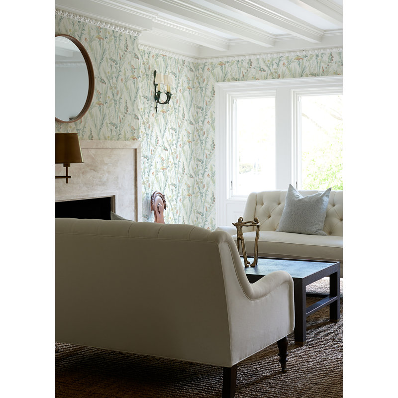 Rouleau de fleurs Andry, Bleu sarcelle