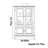American style popular bookcase