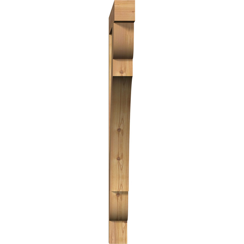 Olympic Block Bracket, 44"H  x 38"D, 3 1/2"W Western Red Cedar (Smooth)