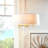 Chandelier - 5-Light Configuration, Drum Shade Design-218497403