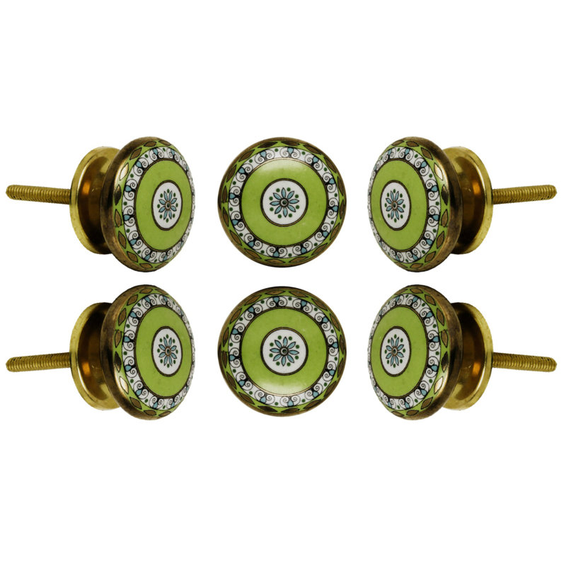 Tessellate Oversized 1.6" Diameter Mushroom Knob Multipack
