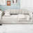 Full Size White Upholstered Daybed With Storage Capacity - Modern & Elegant Platform Bed For Your Bedroom Storage, Comfortable And Practical-839317970